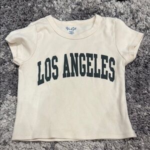 Brandy Melville Los Angeles baby tee never worn